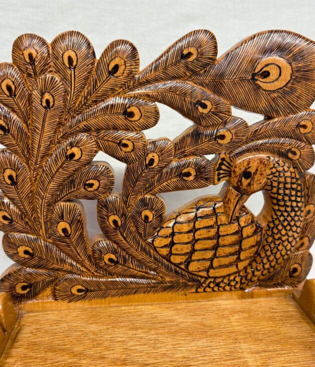 Peacock Artisan Singhasan (4)