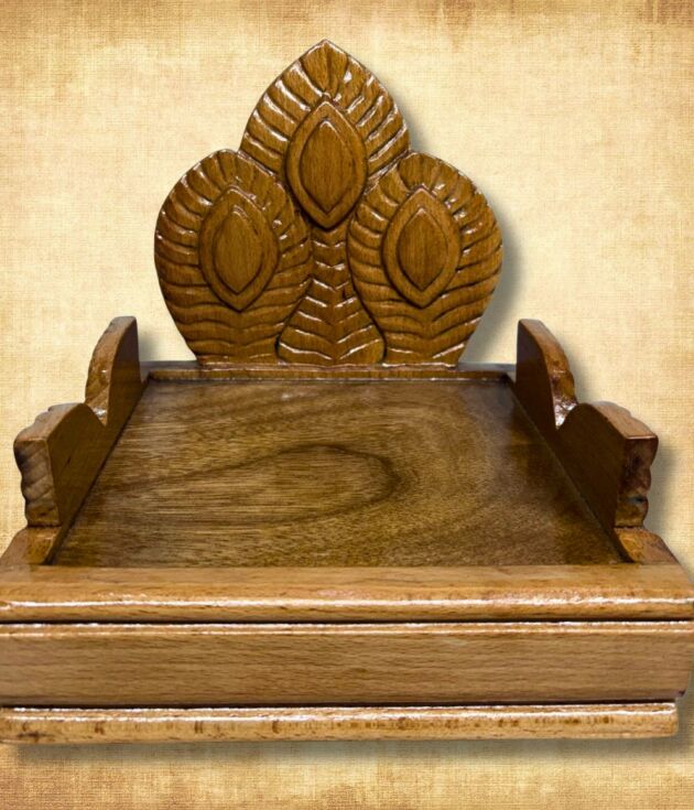 Triveni Leaf Singhasan